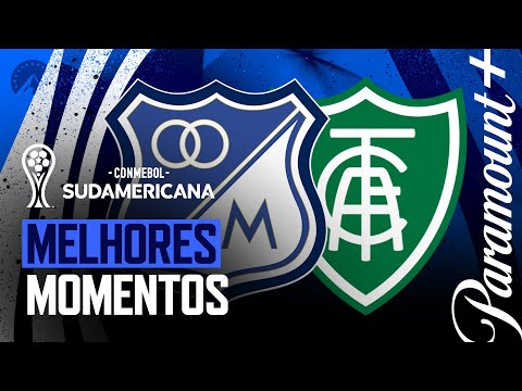 Gols e lances de Millonarios x América-MG