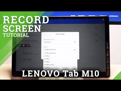 How to Start Screen Recording in LENOVO Tab M10 – Screen Recorder
