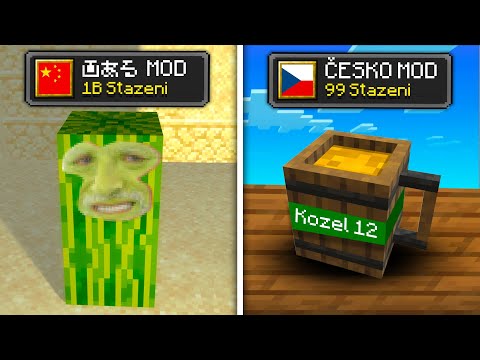 Minecraft Módy z KAŽDÉ Země Světa