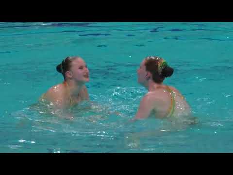 2025 Artistic Swimming Duet Free Senior 5.