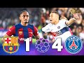 Barcelona 1 X 4 PSG UCL 2024 Extended Goals Highlights HD