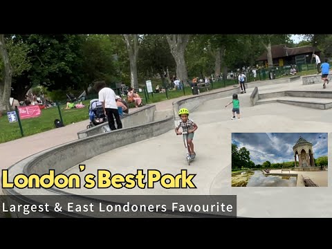 Touring Largest & the Best Park in East London, England! VICTORIA PARK | Part 1