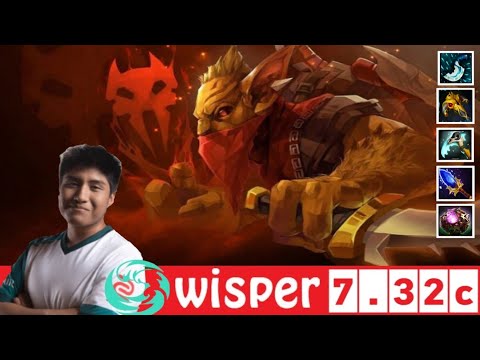 [DOTA 2] bc.Wisper the BOUNTY HUNTER [OFFLANE] [7.32c]