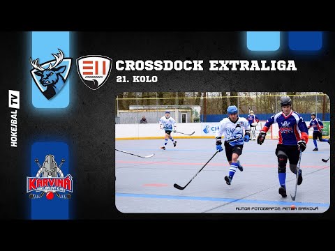 Highlights 22.kola CROSSDOCK Extraligy hokejbalu | SK Hokejbal Letohrad vs. HbK Karviná | 13.4.2024
