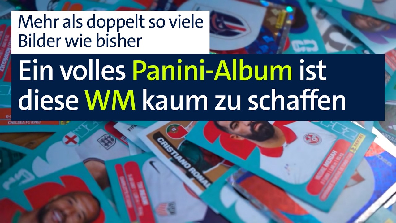 Tausend Panini-Bilder für ein volles Album - wer soll das nur schaffen? | Abendschau | BR24
