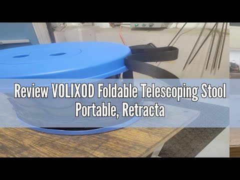 Review VOLIXOD Foldable Telescoping Stool Portable, Retractable Stool for Adults, Upgraded Collapsib
