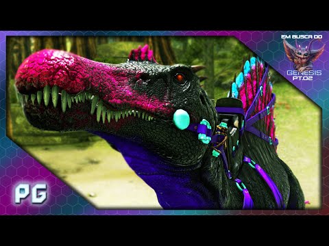 Aberrant Spino, Farm Inicial De Gema Vermelha & Coletor De Gás! [ARK - EM BUSCA DO GENESIS PT2 #38