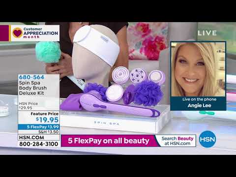 Spin Spa Body Brush Deluxe Kit