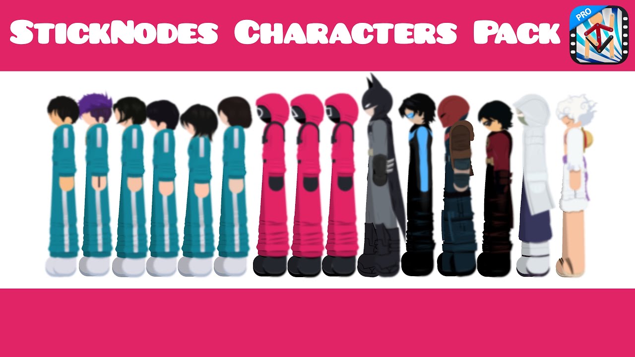 StickNodes ||| Random Characters Pack