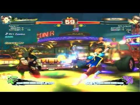 Kayla17 (Chun-Li) vs. IVIr-Liquid (Guy) SSF4 AE [Ranked Match]