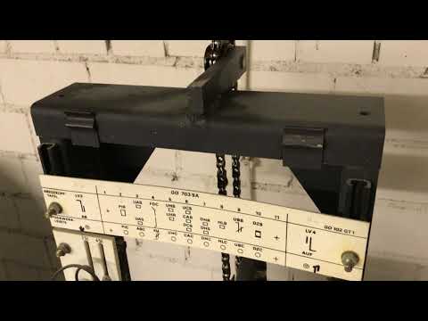 Flohr-OTIS relay controlled elevator (1973) machine room-part 2