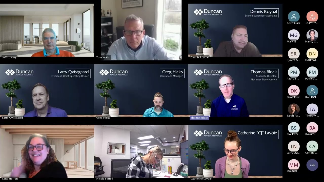 03/11/26 Compliance: Exciting Announcement: New Virtual Admin Team Member, Next Admin & Solo Practitioner Call; Business: New CAAP Service Experience Team, Duncan and Cambridge Estate Planning Webinar; Presentation: Road to Innovate: SWBC Investment Services