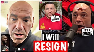 Dana White's THREAT TO LEAVE UFC Shakes Everyone! Joe Rogan FURIOUS! Jones DISAPPOINTED MANY! MERAB!