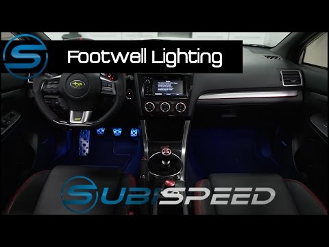 Subispeed - GCS RGB Bluetooth Footwell Lighting Kit Install