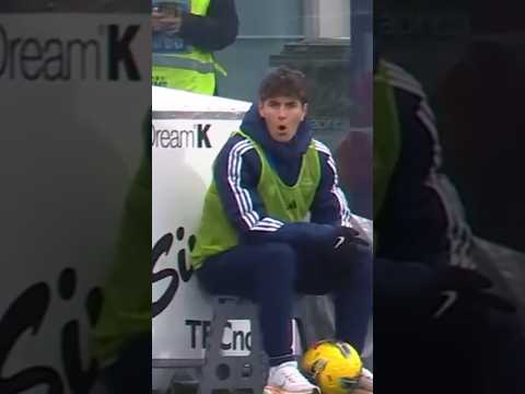 The ballboy's reaction to Nico Paz 🥶