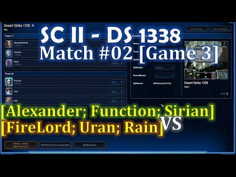 Starcraft 2 Desert Strike 1338 | 3v3 ProMatch #02 - Game 3