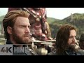 Wakanda Fight Scene I Captain America Black Panther Black Widow I Hindi 4K IMAX I Infinity War