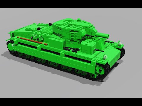 Танк Т-28 из ЛЕГО (инструкция по сборке)