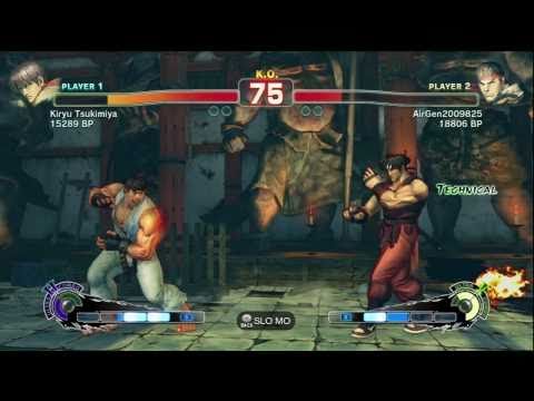SSF4: Kiryu Tsukimiya (Guy) vs. AirGen2009825 (Ryu)