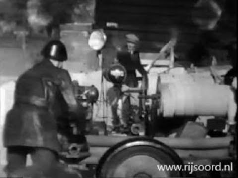Brandweer oefening Rijsoord 1948