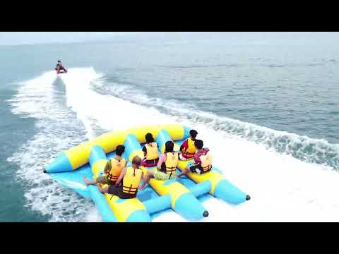 Banana Boating at Kawas Beach Resort Alabel, Sarangani Province