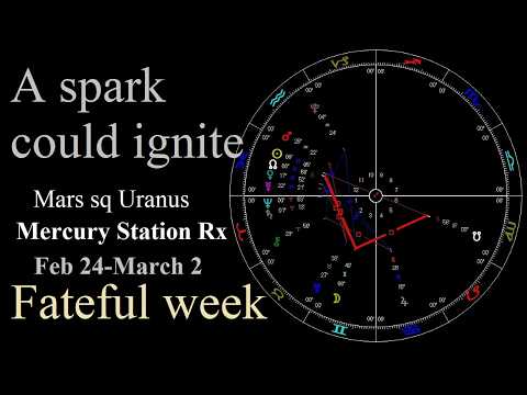 Astrology Feb 24-March 2 2026 -Volatility, Unpredictability, Rebelliousness with Wildcard Season