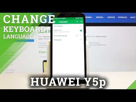 How to Change Keyboard Dictionary in HUAWEI Y5p – Keyboard Settings
