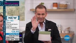 Lekue Rice and Grain Cooker with Colander