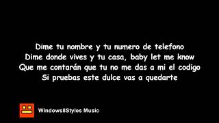 Daddy Yankee - Saber Su Nombre (Letra)