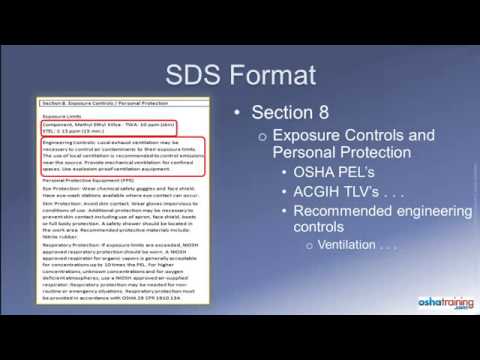 Free OSHA Training Tutorial   Understanding GHS Safety Data Sheets SDS's   YouTube