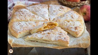 SPICCHI DI SFOGLIA CON MELE E MARMELLATA dolce facile e veloce