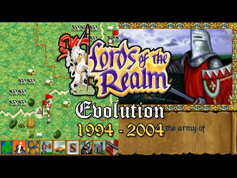 Evolution of Lords Of The Realm (1994 - 2004) by Sierra On-Line / Impressions - turn-based strategy