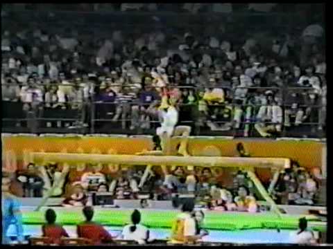 Gymnastics 1988 Olympics Seoul : Eugenia Golea (ROM) BB
