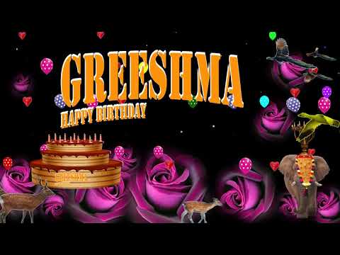 GREESHMA HAPPY BIRTHDAY TO YOU