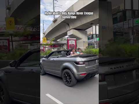 Convertible RangeRover 🥵😮‍💨#cars #india #carshow #hyderabad #carlovers #rangrover #barbie