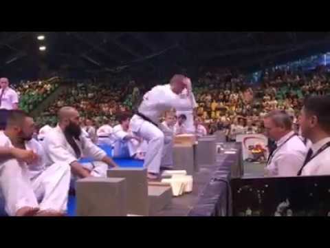 Tameshiwari = Patryk Sypien  (Poland) European Kyokushin Championship 18/5/2019