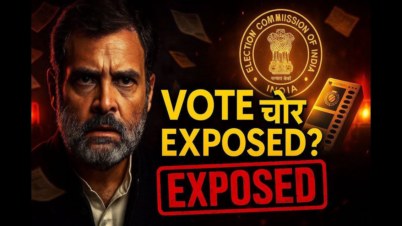 RAHUL का VOTE घोटाला EXPOSED