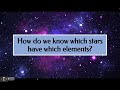 How Astronomers Identify Elements in Stars Using Light Spectrum Analysis