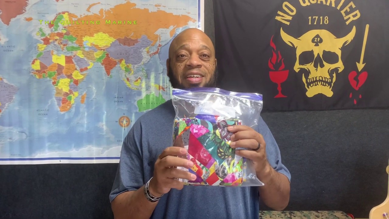 THE QUILTING MARINE - Let's make an Illusion Quilt using scrappy/crumb blocks (Part 1)