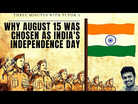 Why Independence day is celebrated on 15th August? | Tamil | MURALI-THE TUTOR