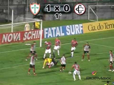 Brasileirao 2009 Portuguesa X Campinense Melhores Lances do Primeiro Tempo