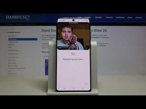 How to Set Up Face Unlock in SAMSUNG Galaxy Note 20 – Add Face Unlock