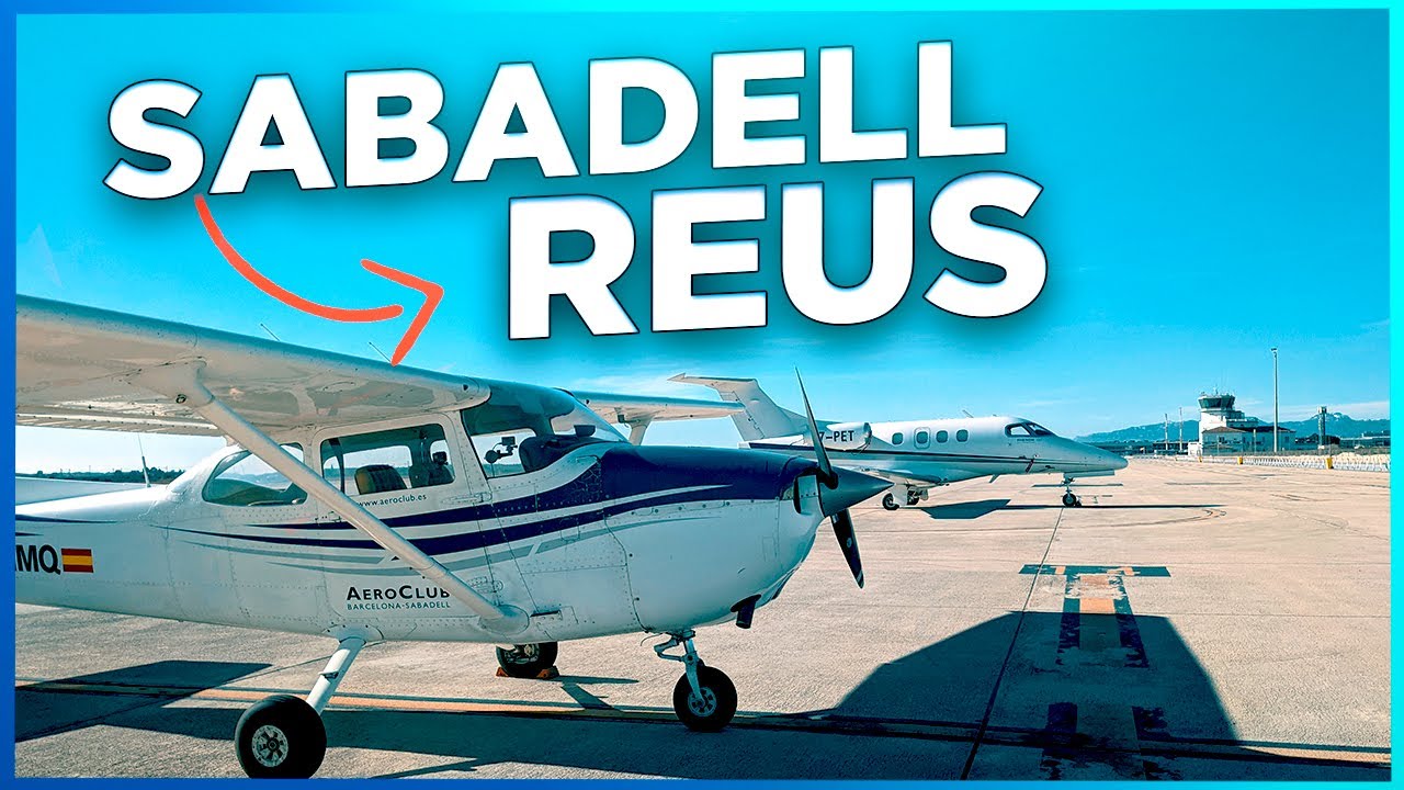 Vuelo Triangular Parte 1: Sabadell (LELL) - Reus (LERS) / Licencia Piloto Privado (ATC AUDIO)