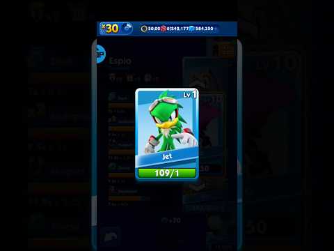 UNLOCKING MOMENT OF JET IS AMAZING 🤩😍 IN SONIC DASH #sonicthehedgehog