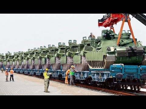 The Scary US Army Logistics Operation to Move Thousands of M1 Abrams Tanks