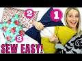 Envelope Pillow Cover Tutorial Done 3 WAYS Beginner Sewing Tutorial