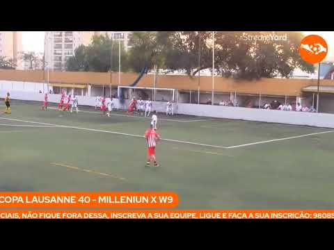 Gols e melhores momentos Millenium 4 x 1 W9  Copa Lausanne 40tao