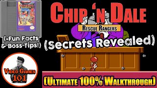 Chip and Dale NES Walkthrough | 100% Guide | Video Games 101