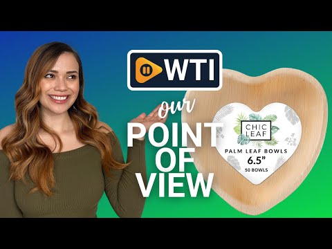 Chic Leaf Palm Leaf Bowls Disposable Bamboo Heart Shaped Bowls 6.5 Inch Heart Dish (50 Heart Bowls) - Compostable Heart Shaped Plates - Cute Plates For Catering - WTI product video review