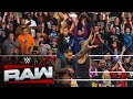 RAW EXCLUSIVE The Usos And Rhea Ripley YEET With A Young Fan After Raw